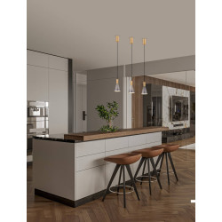 LUCES SARDUNO LE45137 lampa wisząca LED stożkowy klosz