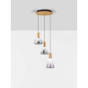 LUCES SARDUNO LE45138 lampa wisząca LED 20W 3 klosze