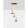 LUCES SARDUNO LE45138 lampa wisząca LED 20W 3 klosze