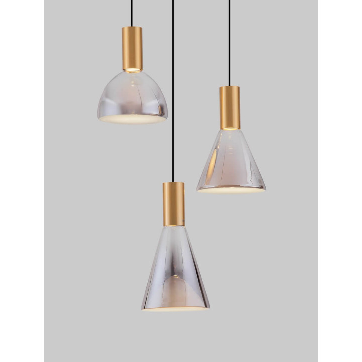 LUCES SARDUNO LE45138 LED pendant lamp 20W 3 lampshades