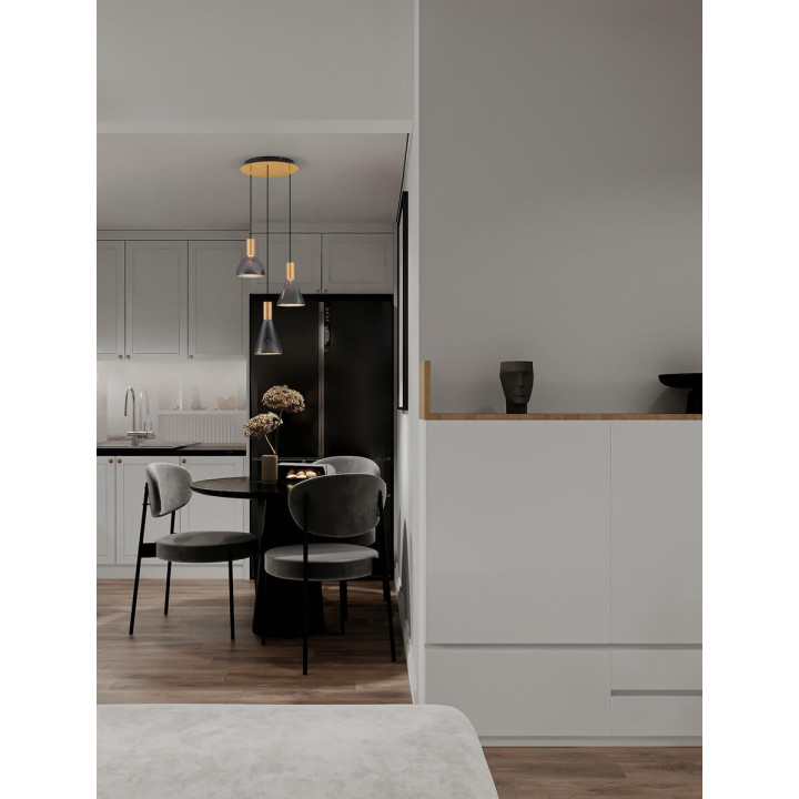 LUCES SARDUNO LE45138 LED pendant lamp 20W 3 lampshades