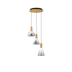 LUCES SARDUNO LE45138 lampa wisząca LED 20W 3 klosze