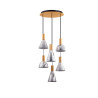 LUCES SARDUNO LE45139 LED pendant lamp 3000K gold, gray