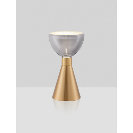 LUCES TARABUCO LE44686 LED table lamp 8W gold and grey LUCES TARABUCO LE44686 LED table lamp 8W gold and grey
