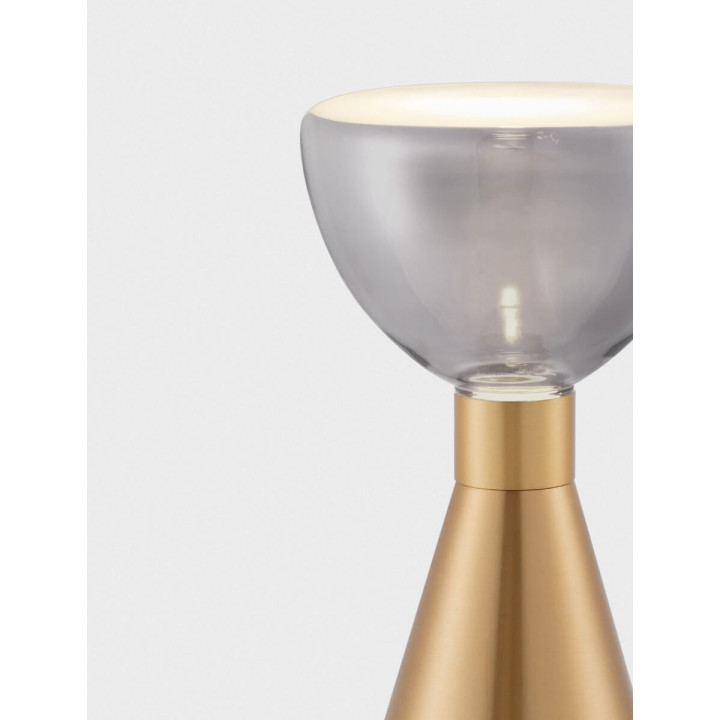 LUCES TARABUCO LE44686 lampa stołowa LED 8W złoto i szarość