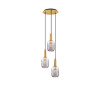 LUCES QUERISA LE45216 lampa wisząca z 3xE27 szklane klosze