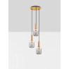 LUCES QUERISA LE45216 lampa wisząca z 3xE27 szklane klosze
