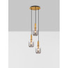 LUCES QUERISA LE45216 lampa wisząca z 3xE27 szklane klosze