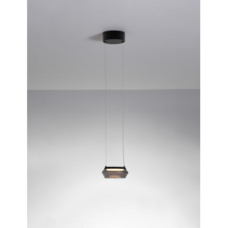 LUCES OVANIRA LE45194 nowoczesna czarna lampa wisząca LED 8W