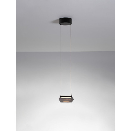 LUCES OVANIRA LE45194 modern black LED pendant lamp 8W LUCES OVANIRA LE45194 modern black LED pendant lamp 8W
