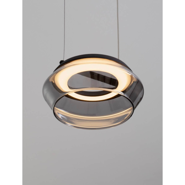 LUCES OVANIRA LE45194 modern black LED pendant lamp 8W