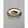 LUCES OVANIRA LE45194 nowoczesna czarna lampa wisząca LED 8W
