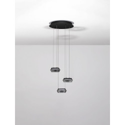 LUCES OVANIRA LE45195 lampa wisząca LED 3000K 3 klosze
