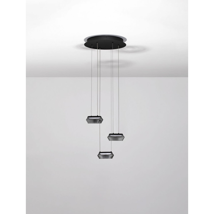 LUCES OVANIRA LE45195 lampa wisząca LED 3000K 3 klosze