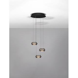 LUCES OVANIRA LE45195 lampa wisząca LED 3000K 3 klosze