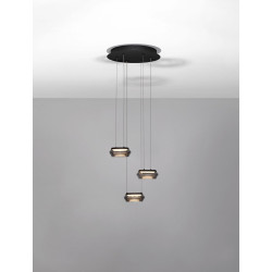 LUCES OVANIRA LE45195 LED pendant lamp 3000K 3 lampshades