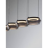 LUCES OVANIRA LE45197 lampa wisząca LED 3000K czarne szkło