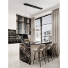 LUCES OVANIRA LE45197 LED pendant lamp 3000K black glass
