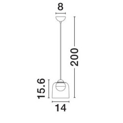 LUCES TAVENCO LE45211 LED pendant lamp 3000K modern