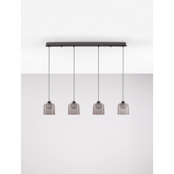 LUCES TAVENCO LE45212 lampa wisząca LED 3000K różowy/czarny