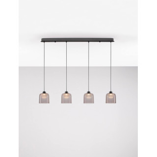 LUCES TAVENCO LE45212 lampa wisząca LED 3000K r&oacute;żowy/czarny