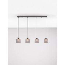 LUCES TAVENCO LE45212 LED pendant lamp 3000K pink/black