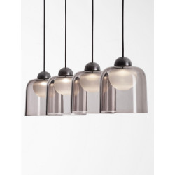 LUCES TAVENCO LE45212 lampa wisząca LED 3000K różowy/czarny
