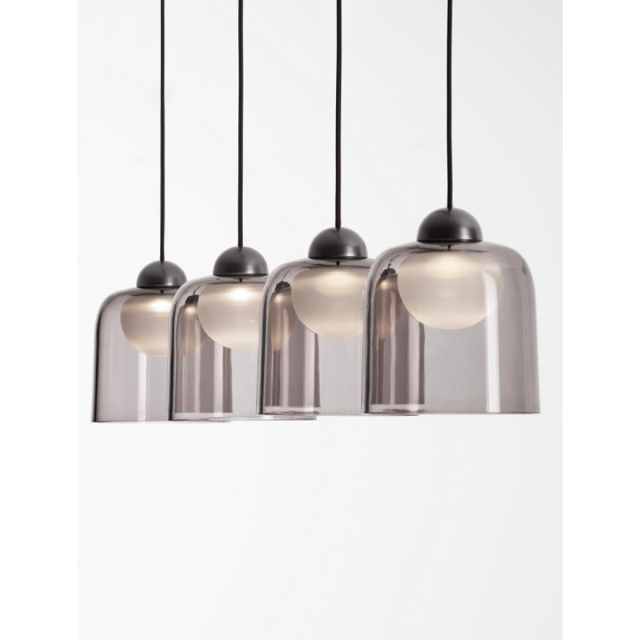LUCES TAVENCO LE45212 lampa wisząca LED 3000K r&oacute;żowy/czarny