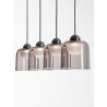 LUCES TAVENCO LE45212 lampa wisząca LED 3000K różowy/czarny
