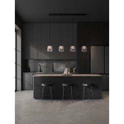 LUCES TAVENCO LE45212 lampa wisząca LED 3000K różowy/czarny