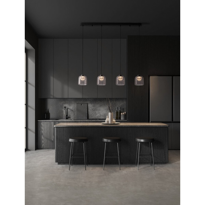 LUCES TAVENCO LE45212 lampa wisząca LED 3000K r&oacute;żowy/czarny