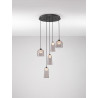 LUCES TAVENCO LE45214 pendant lamp black LED 24W 3000K