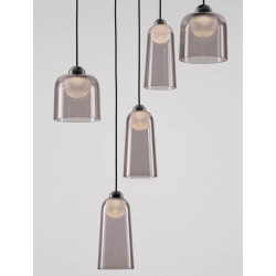 LUCES TAVENCO LE45214 lampa wisząca czarna LED 24W 3000K