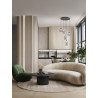 LUCES TAVENCO LE45214 lampa wisząca czarna LED 24W 3000K