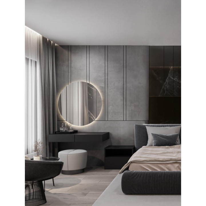 LUCES DAB 9006012/3 lustro okrągłe łazienkowe LED 4000K IP44