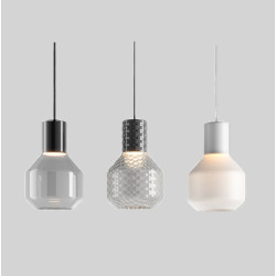 AQFORM MODERN GLASS Barrel LED 230V zwieszany 59842/6/8 szkło