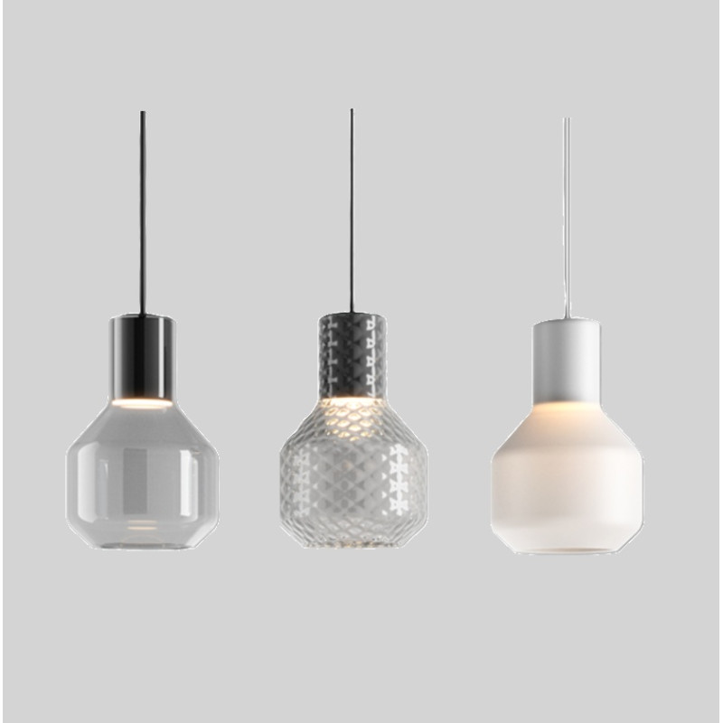 AQFORM MODERN GLASS Barrel LED 230V zwieszany 59842/6/8 szkło