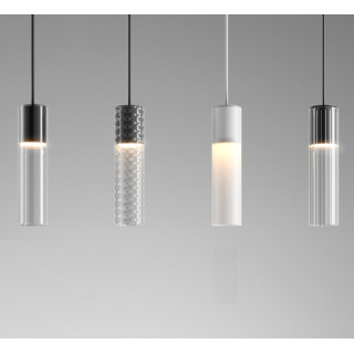 AQFORM MODERN GLASS Tube GU10 zwieszany 50470, 50529 szklana tuba