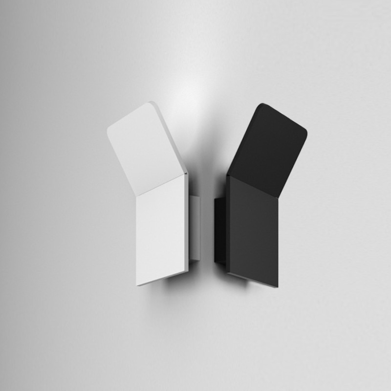 AQform CAMBER square mini LED kinkiet 26503 nowoczesny, 5 kolorów