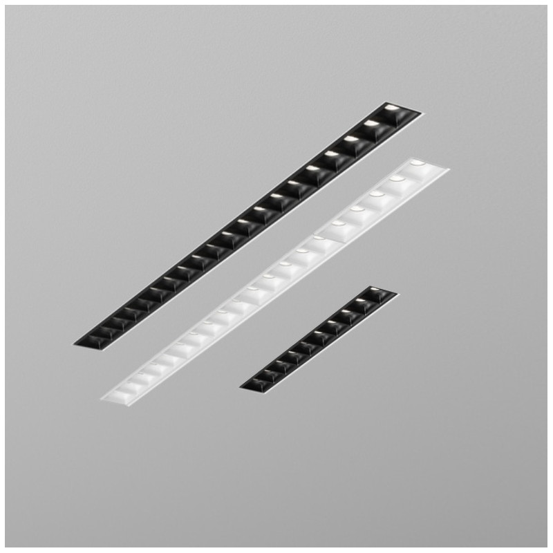 AQFORM RAFTER points LED wpuszczany 27-54cm biała, czarna