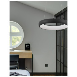 LUCES TOLU LE41503 wisząca LED biała, czarna 41cm-81cm
