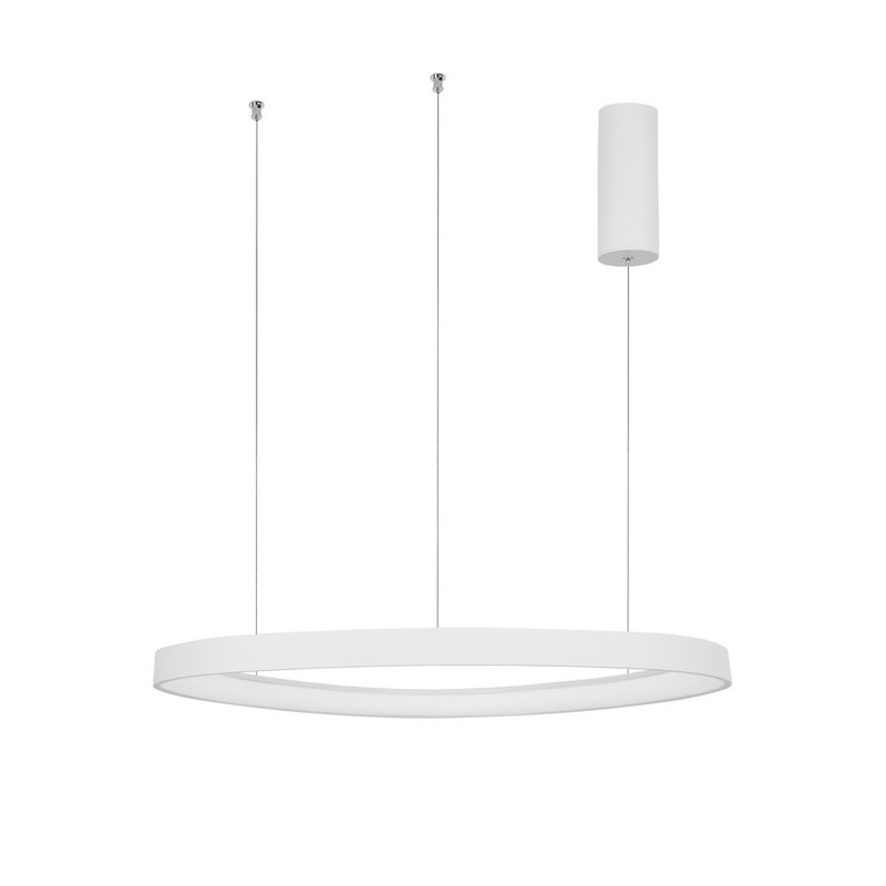 LUCES TAFI LE41479/81 lampa wisząca LED 65cm biała, brąz