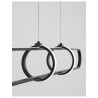 LUCES HOYO LE41405 lampa wisząca LED 90cm czarna