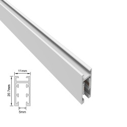 FIVETRACK szyna natynkowa 5mm biała, czarna