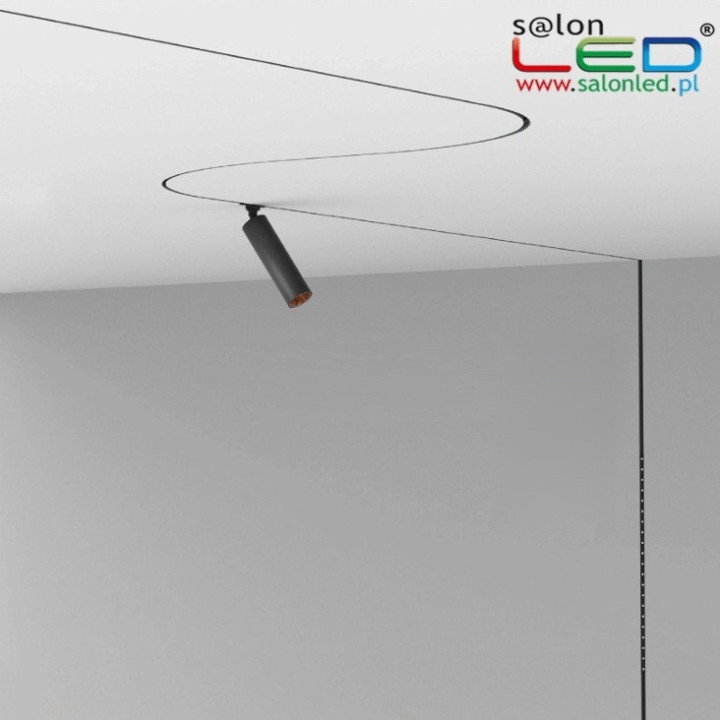 FIVETRACK LEO track 5mm white, black diode LED lamp 30cm 5W