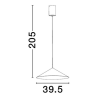 LUCES ZOLBINO LE45422 lampa wisząca LED do kuchni, jadalni