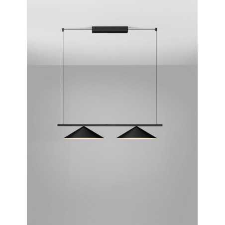 LUCES ZOLBINO LE45423 lampa wisząca LED 24W czarna LUCES ZOLBINO LE45423 lampa wisząca LED 24W czarna