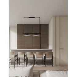 LUCES ZOLBINO LE45423 lampa wisząca LED 24W czarna
