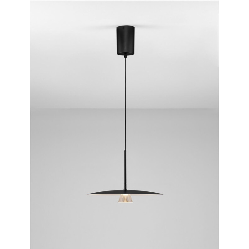 LUCES PERVIRO LE45437 lampa wisząca LED 3000K czarna smukła