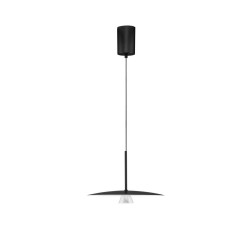 LUCES PERVIRO LE45437 lampa wisząca LED 3000K czarna smukła